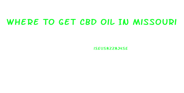 Where To Get Cbd Oil In Missouri