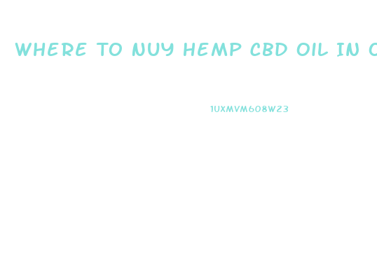 Where To Nuy Hemp Cbd Oil In Orlando