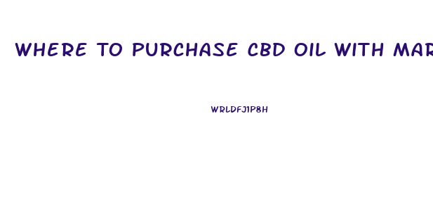 Where To Purchase Cbd Oil With Marijuanas In California
