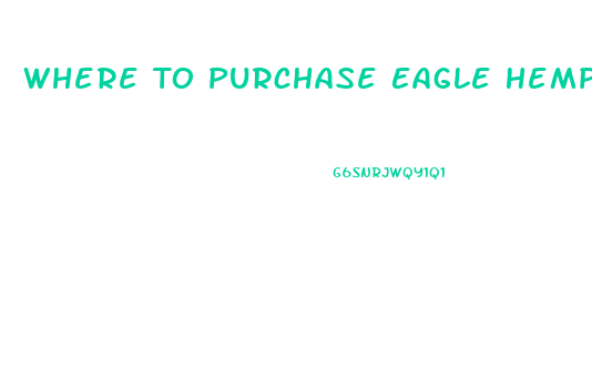 Where To Purchase Eagle Hemp Cbd Gummies
