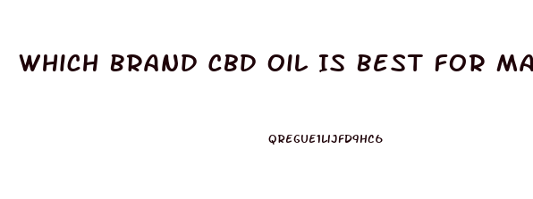 Which Brand Cbd Oil Is Best For Massaging Kower Back Pain