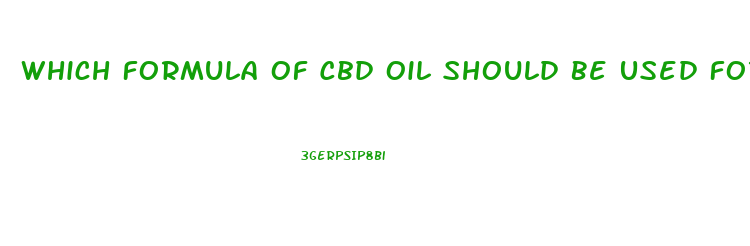 Which Formula Of Cbd Oil Should Be Used For Restless Leg Syndrome