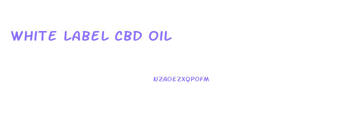 White Label Cbd Oil