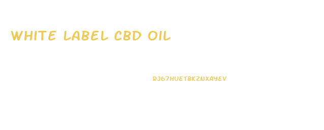 White Label Cbd Oil