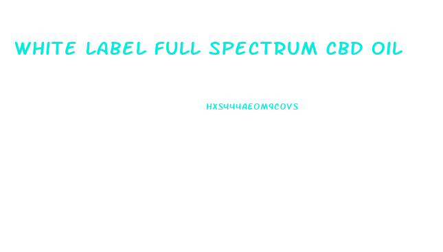 White Label Full Spectrum Cbd Oil