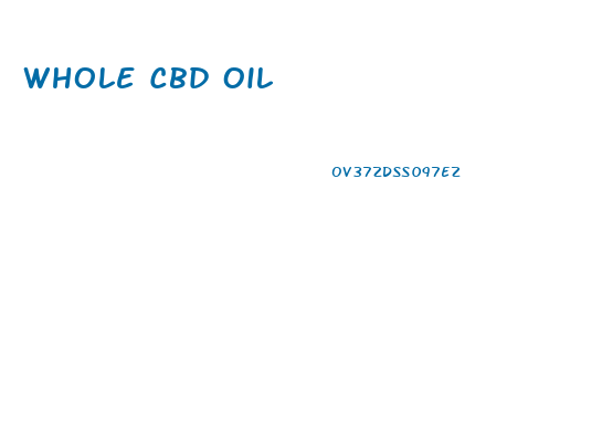 Whole Cbd Oil