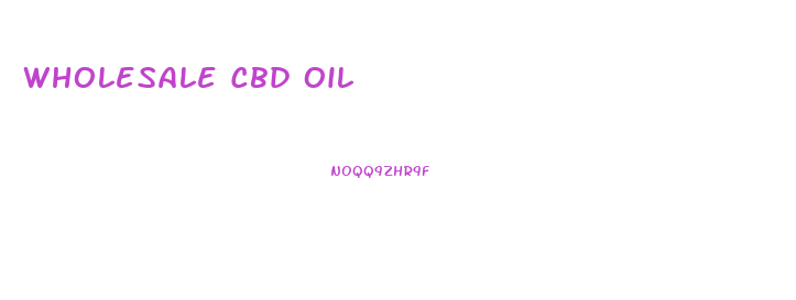 Wholesale Cbd Oil