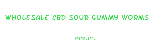 Wholesale Cbd Sour Gummy Worms