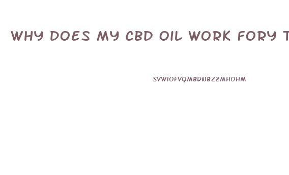 Why Does My Cbd Oil Work Fory Trygeminal Neurolga And Not For Migraines