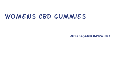 Womens Cbd Gummies