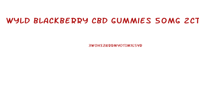 Wyld Blackberry Cbd Gummies 50mg 2ct