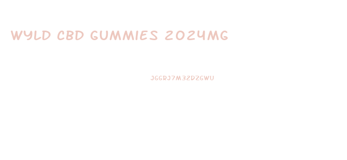 Wyld Cbd Gummies 2024mg