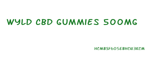Wyld Cbd Gummies 500mg