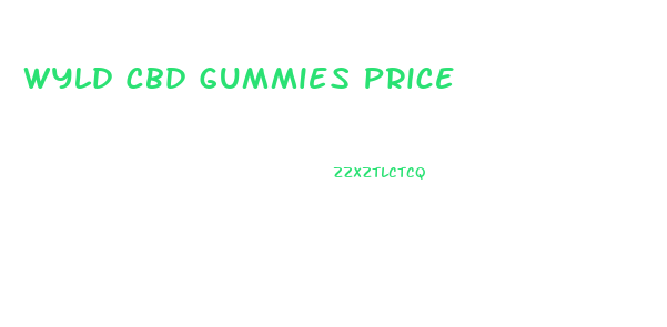 Wyld Cbd Gummies Price
