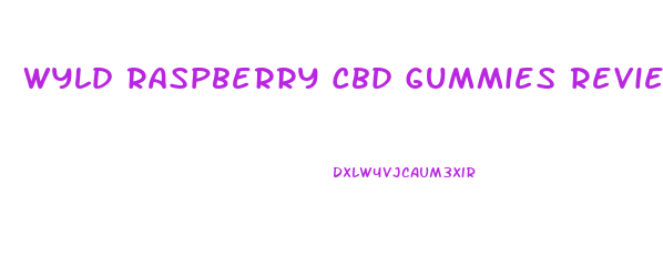 Wyld Raspberry Cbd Gummies Review