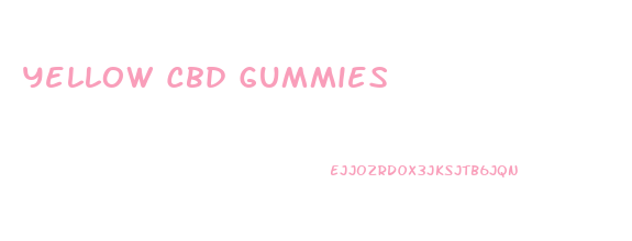 Yellow Cbd Gummies