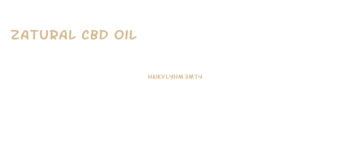 Zatural Cbd Oil