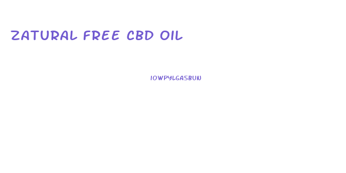 Zatural Free Cbd Oil