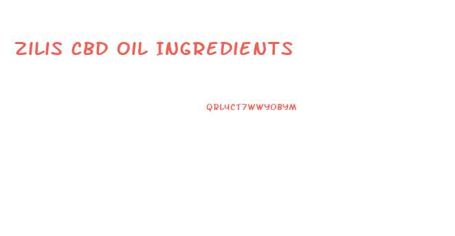 Zilis Cbd Oil Ingredients