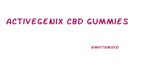 activegenix cbd gummies