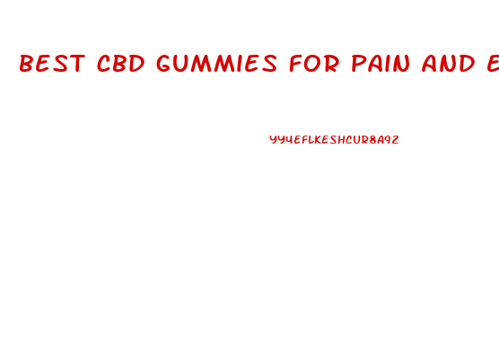 best cbd gummies for pain and energy
