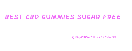 best cbd gummies sugar free