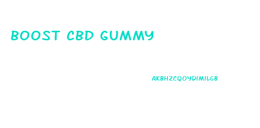 boost cbd gummy
