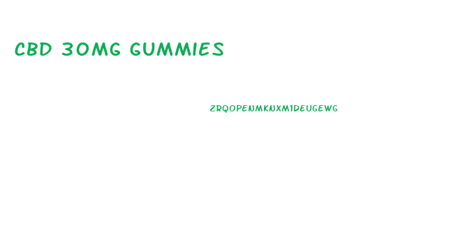 cbd 30mg gummies