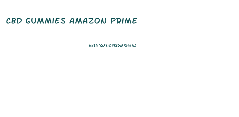 cbd gummies amazon prime