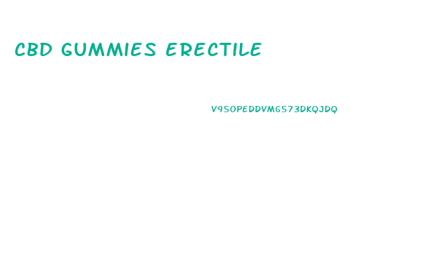 cbd gummies erectile