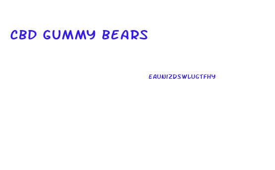 cbd gummy bears 