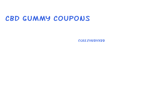 cbd gummy coupons