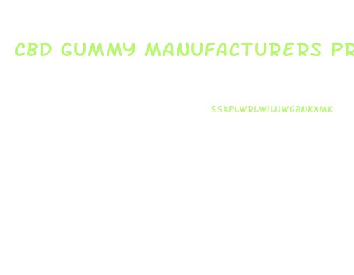 cbd gummy manufacturers private label usa