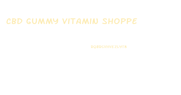 cbd gummy vitamin shoppe