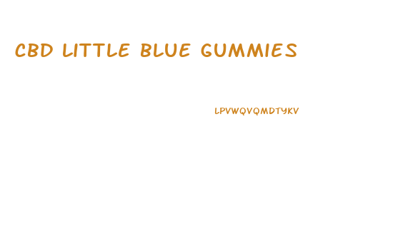 cbd little blue gummies