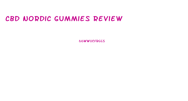 cbd nordic gummies review