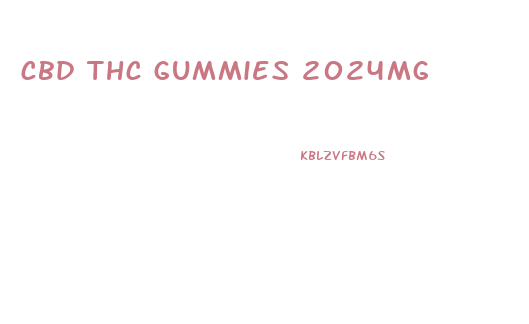 cbd thc gummies 2024mg