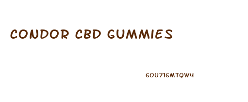 condor cbd gummies