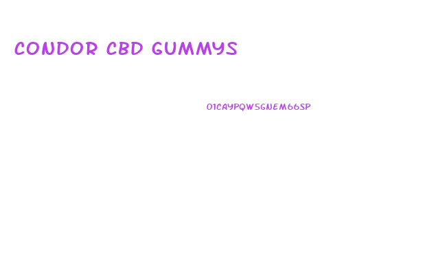 condor cbd gummys