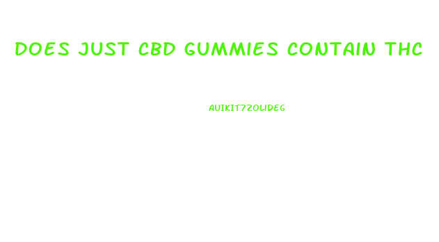 does just cbd gummies contain thc