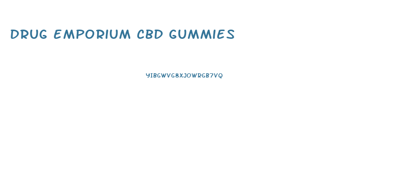 drug emporium cbd gummies