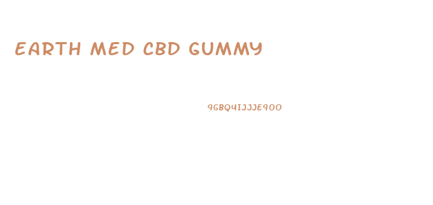 earth med cbd gummy