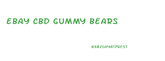 ebay cbd gummy bears