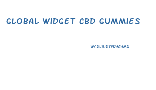 global widget cbd gummies