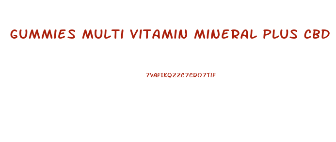 gummies multi vitamin mineral plus cbd 5 pack citrus