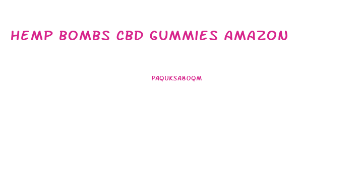 hemp bombs cbd gummies amazon