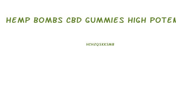 hemp bombs cbd gummies high potency 75