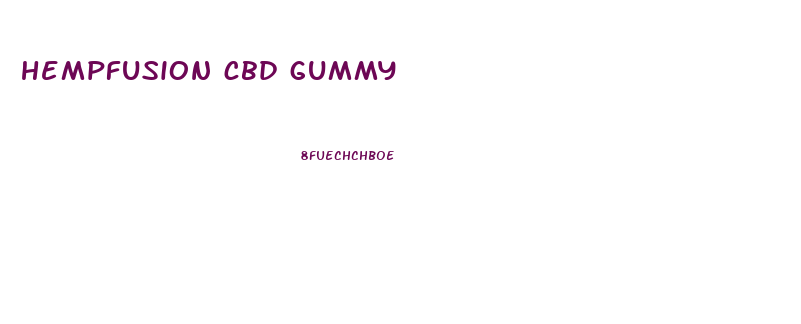 hempfusion cbd gummy