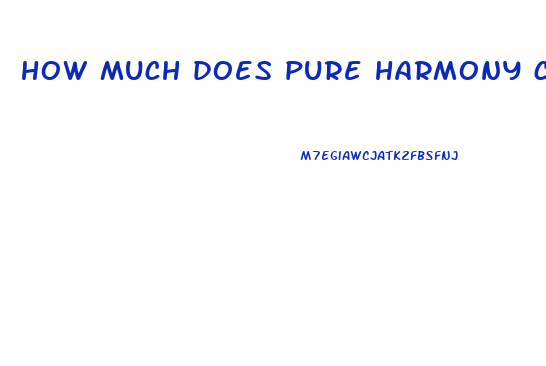 how much does pure harmony cbd gummies cost