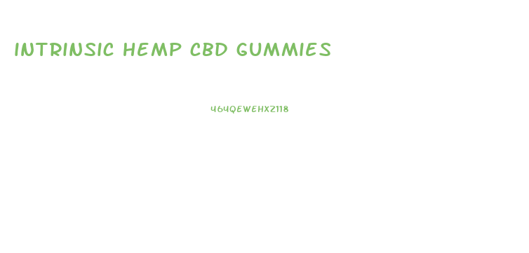 intrinsic hemp cbd gummies